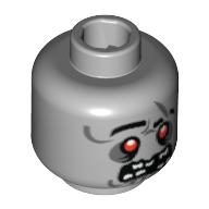 Lego hlava, světle modro šedá (4565280, 6016806, 6045735)